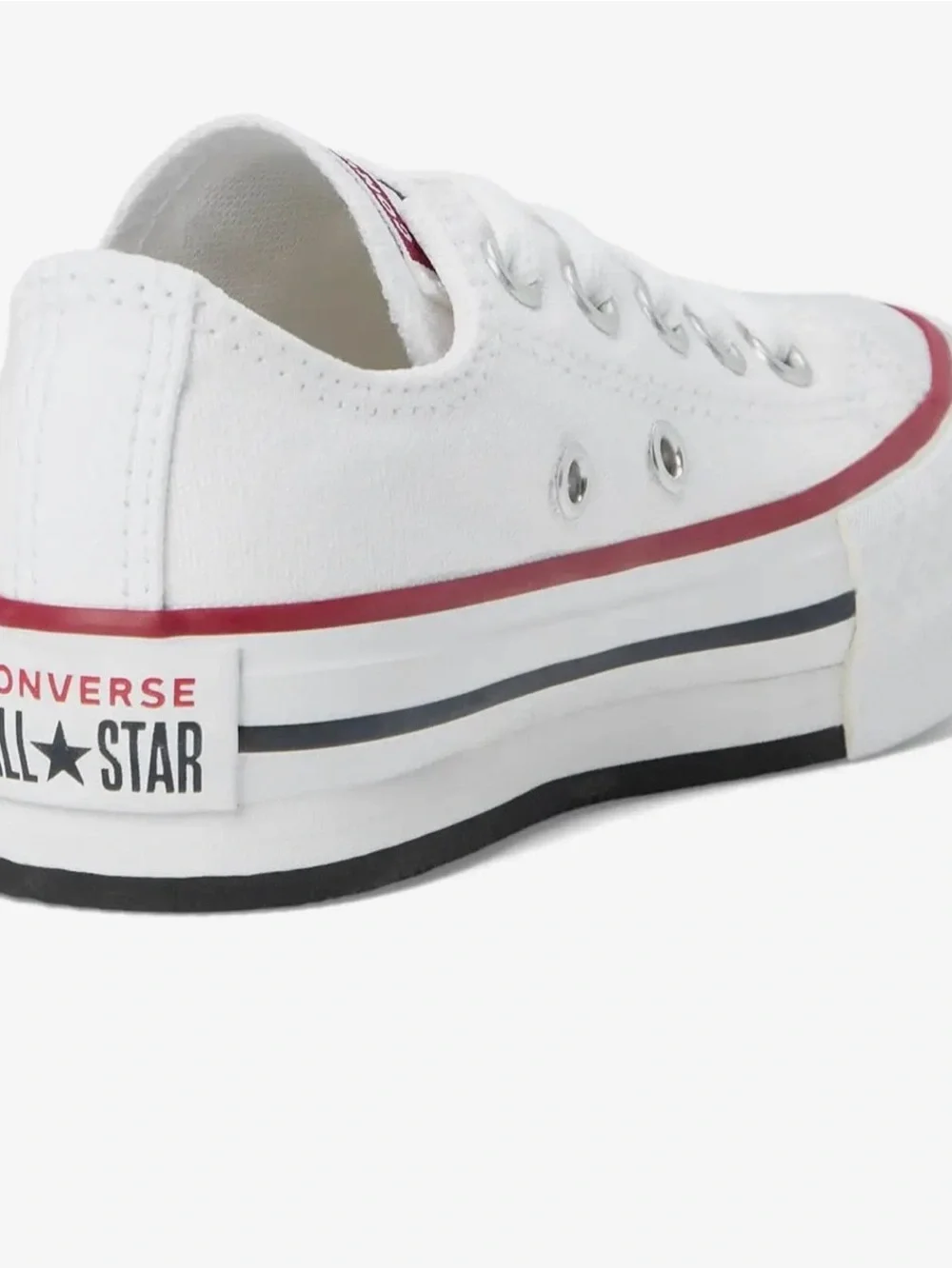New in Box, Converse White Low-Top Eva Lift Ox Sneaker size 4.5 youth